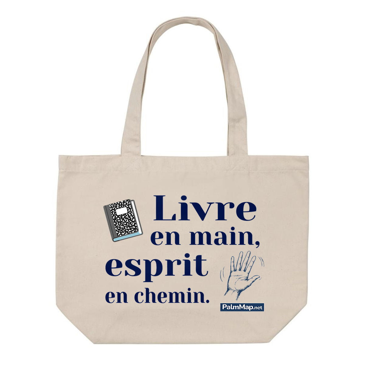 Sac de Shopping Livre en main - face_0