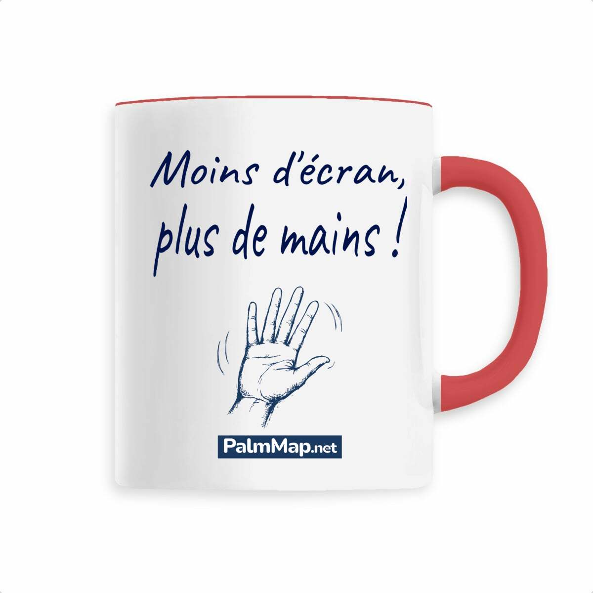Mug céramique "Plus de mains !" - face_2
