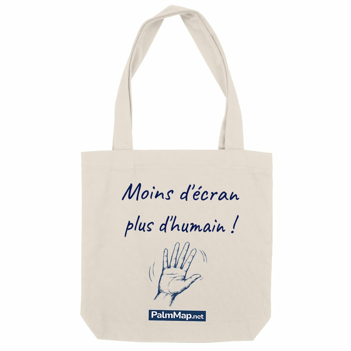 Totebag "Plus d'humain" - face_naturel